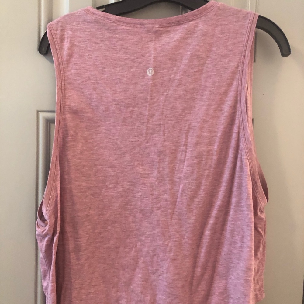 Pink lululemon tank